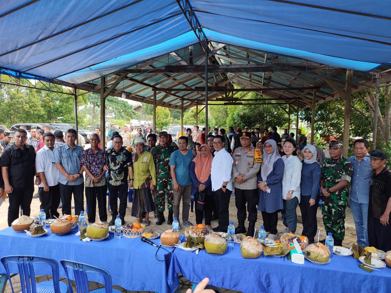 Pj. Gubernur Kaltim bersama Polda Kaltim dan Stakeholder Tinjau Lapangan, Pastikan Hak Masyarakat Terdampak Banjir Sepaku Terpenuhi